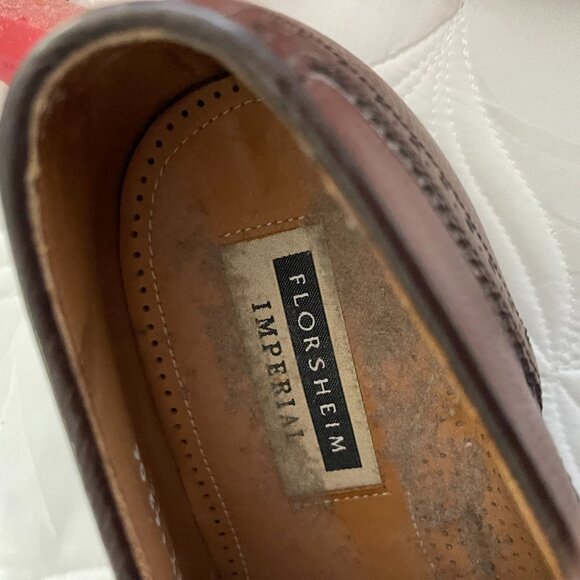 Florsheim Men's Medfield Cap Toe Oxford Cognac Size 11 - Picture 6 of 10
